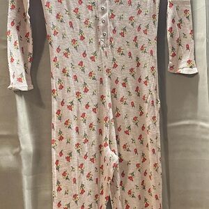 Floral Long Sleeve Onesie